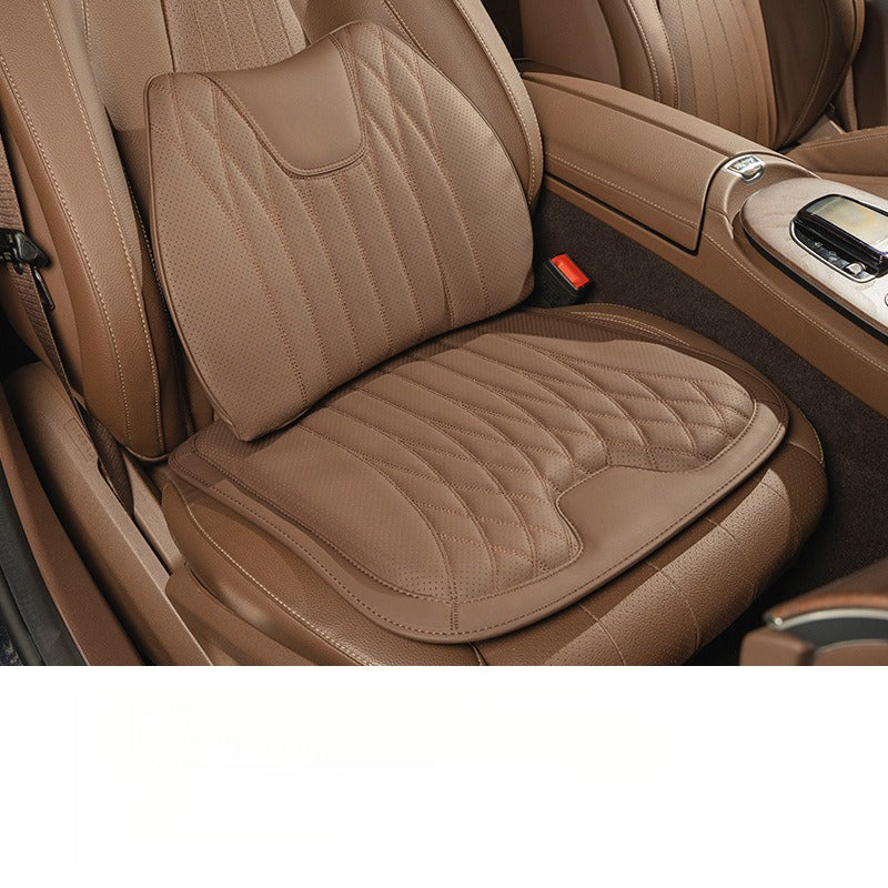 Premium Nappa Leather Seat Cushion & Backrest Set.