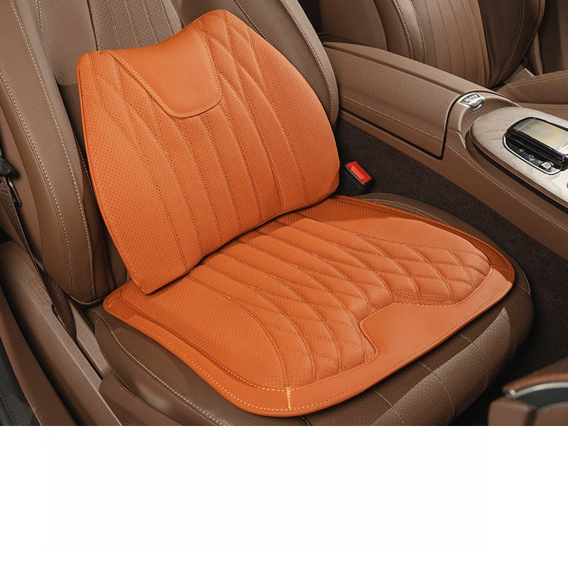 Premium Nappa Leather Seat Cushion & Backrest Set.