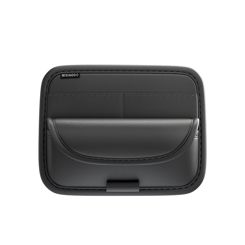 Leather Car Sun Visor Sunglasses Holder | Glasses & Card Organizer.