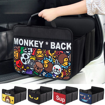 Graffiti Foldable Car Trunk Organizer Bag.
