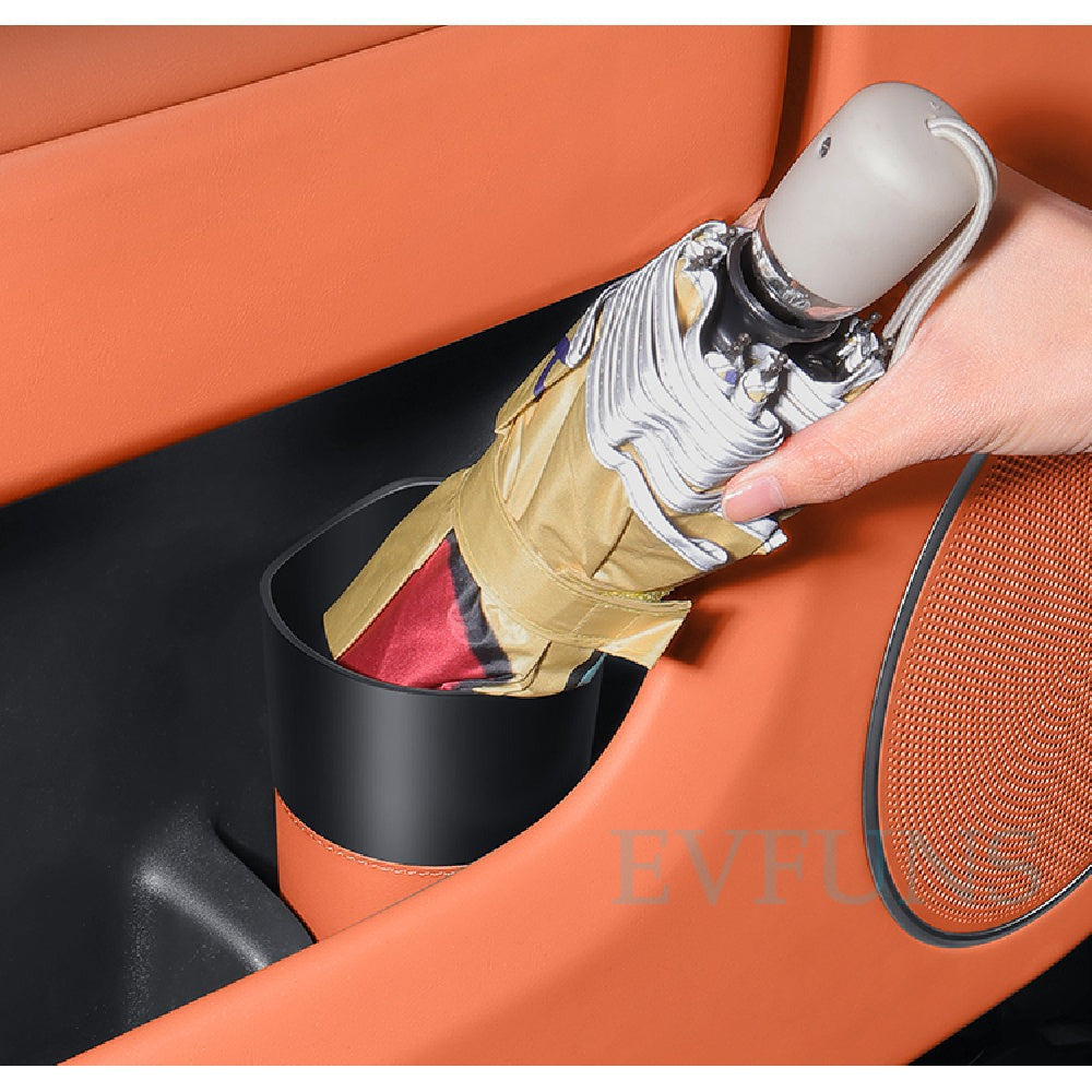 Car Trash Bin Umbrella Holder & Cup Organizer For Smart