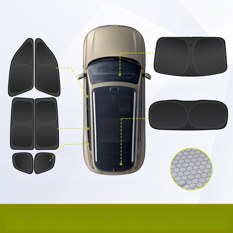 Privacy Blackout Side Window Sunshade Curtain for Smart #5