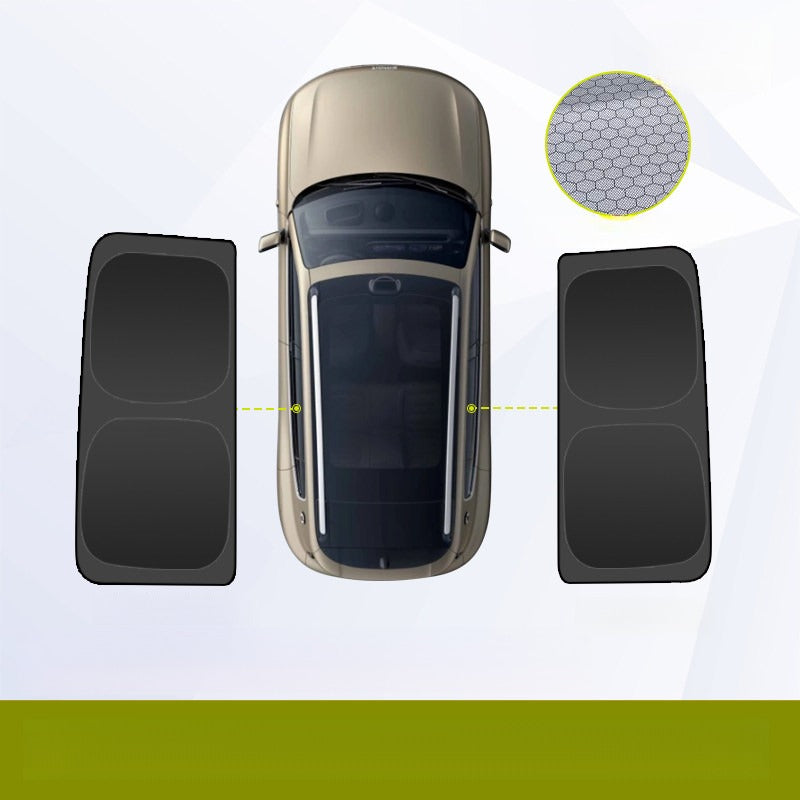 Privacy Blackout Side Window Sunshade Curtain for Smart #5