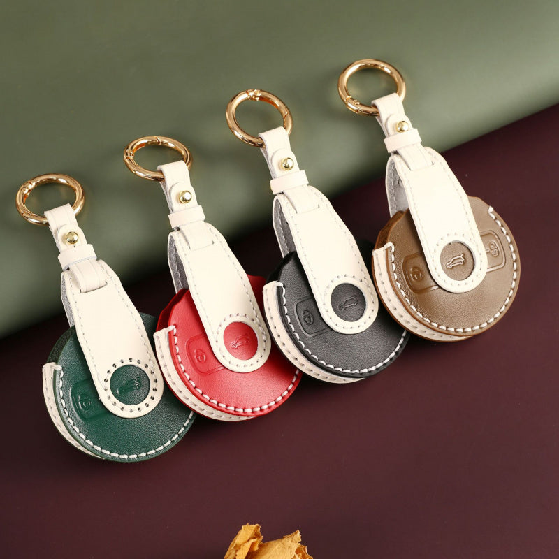 Fashion genuine leather key case for Smart #1 /#3