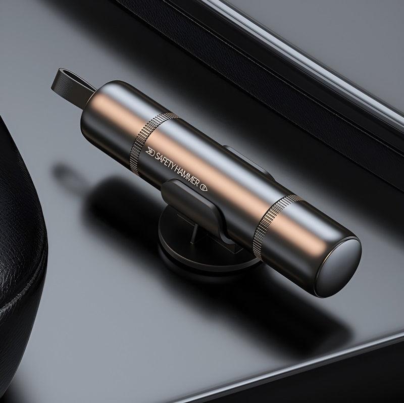 2-in-1 Car Safety Tool | Window Breaker & Seatbelt Cutter