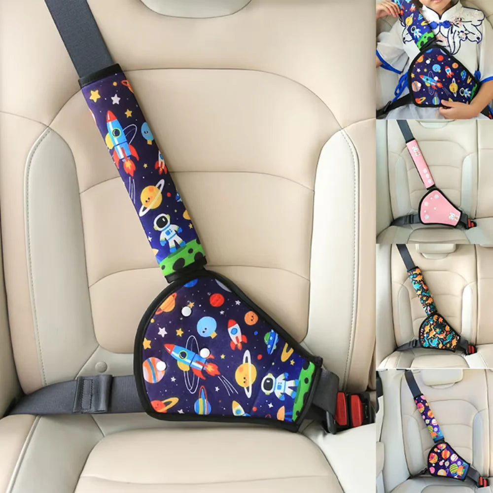 2-Piece Cartoon Seat Belt Shoulder Pads.