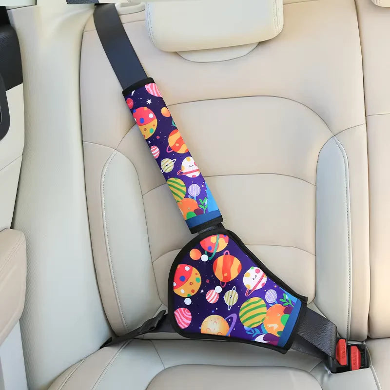 2-Piece Cartoon Seat Belt Shoulder Pads.