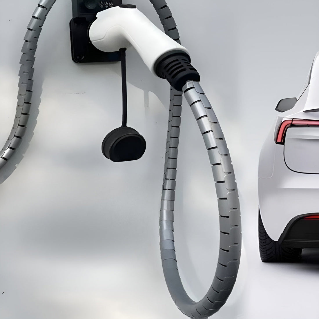 7kW Charging Cable Protective Sleeve – Heat-Resistant & Bite-Resistant.