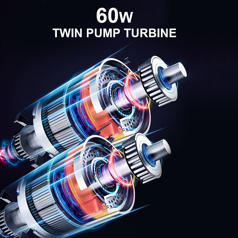 Portable Rechargeable Wireless Electric Tire Inflator