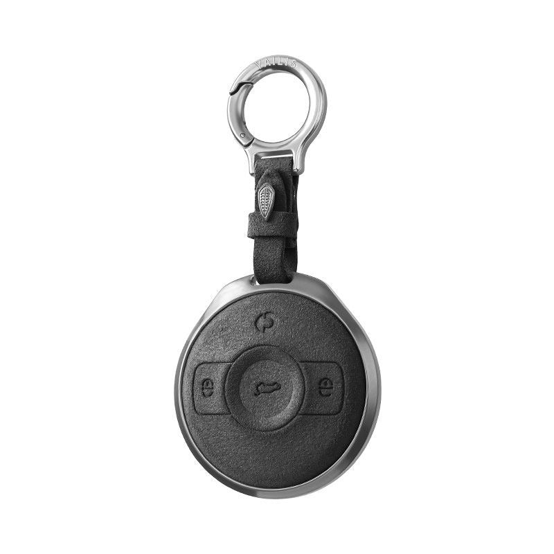 Premium Metal & Suede Key Cover for Smart #1 / Smart #3.