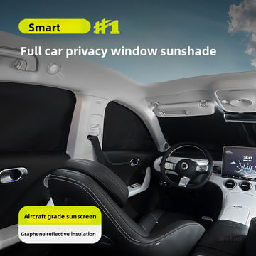 Privacy Blackout Side Window Sunshade Curtain for Smart #1