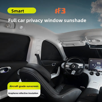 Privacy Blackout Side Window Sunshade Curtain for Smart #3