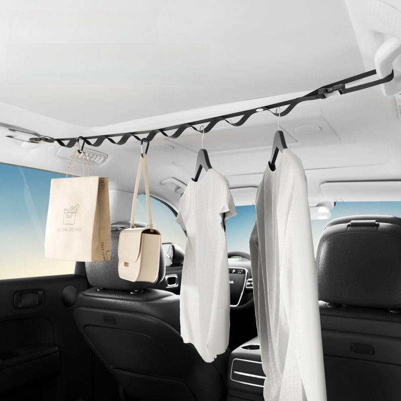 Car Clothesline Hanger – Multi-Functional Travel & Camping Organizer.
