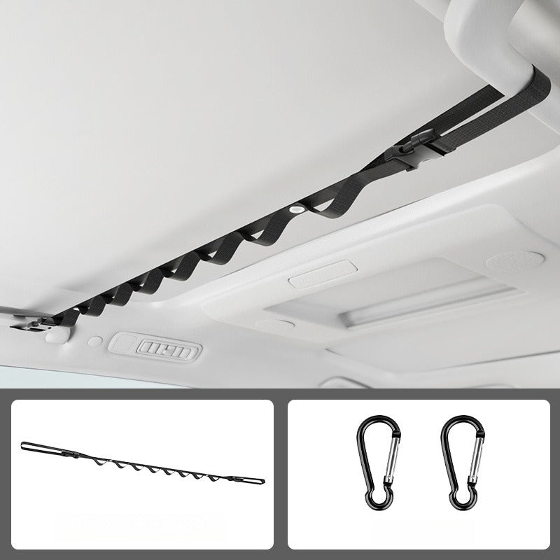 Car Clothesline Hanger – Multi-Functional Travel & Camping Organizer.
