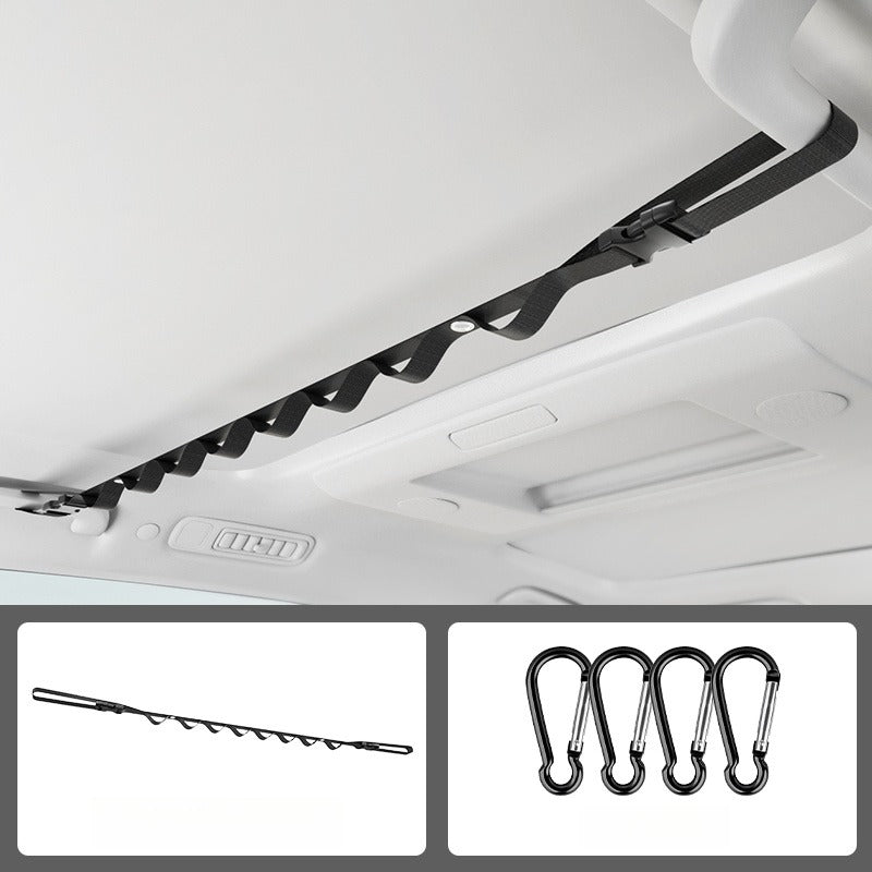 Car Clothesline Hanger – Multi-Functional Travel & Camping Organizer.
