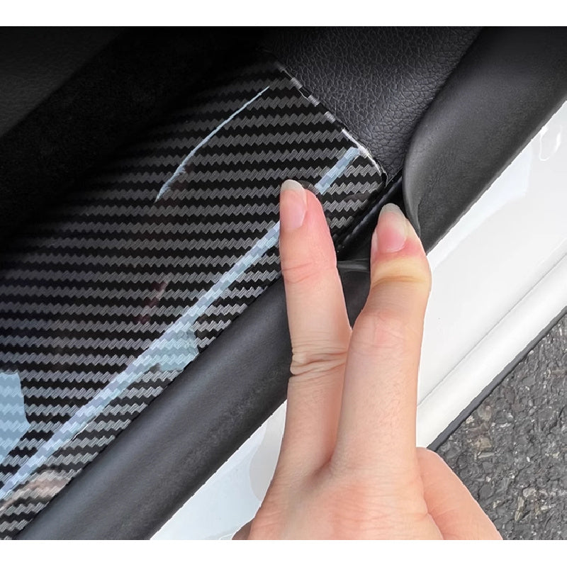 Car Door Sill Protectors – Carbon Fiber Style Anti For Smart #5