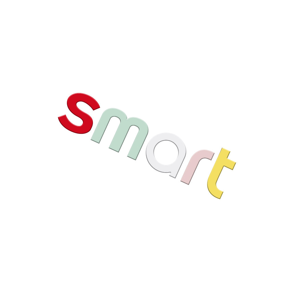 Car hood letter logos and badge stickers For Smart#1 #3