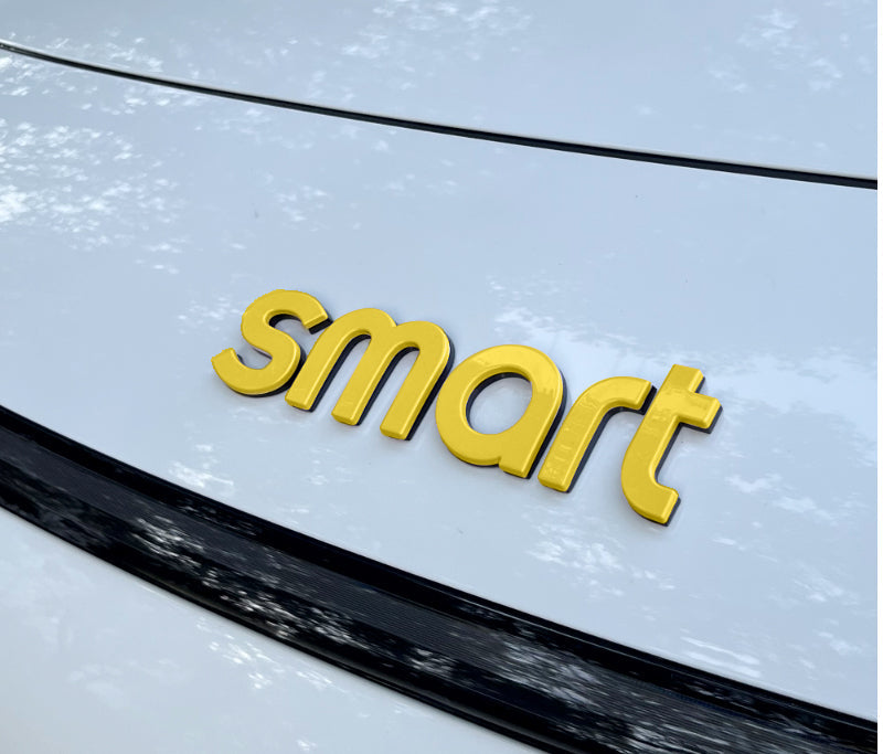Car hood letter logos and badge stickers For Smart#1 #3