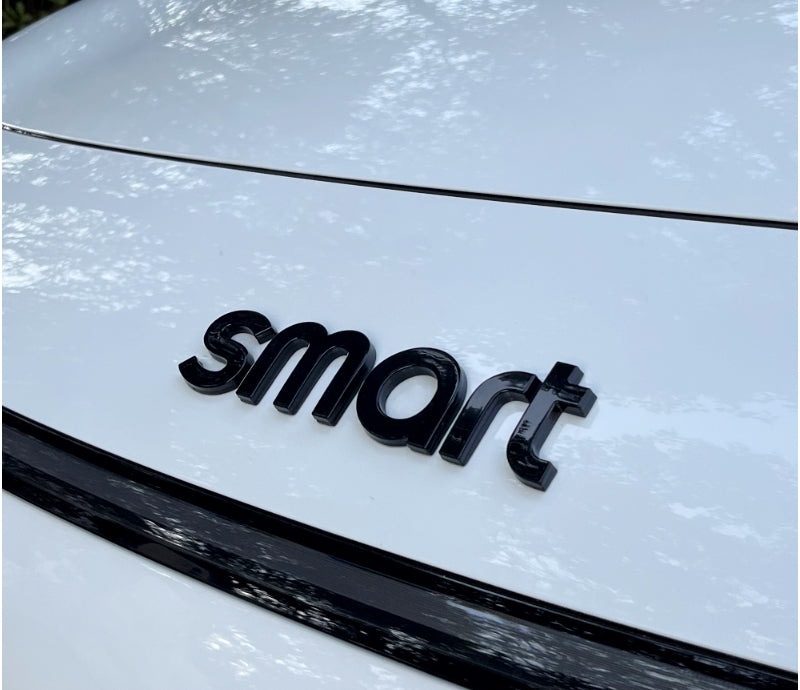 Car hood letter logos and badge stickers For Smart#1 #3