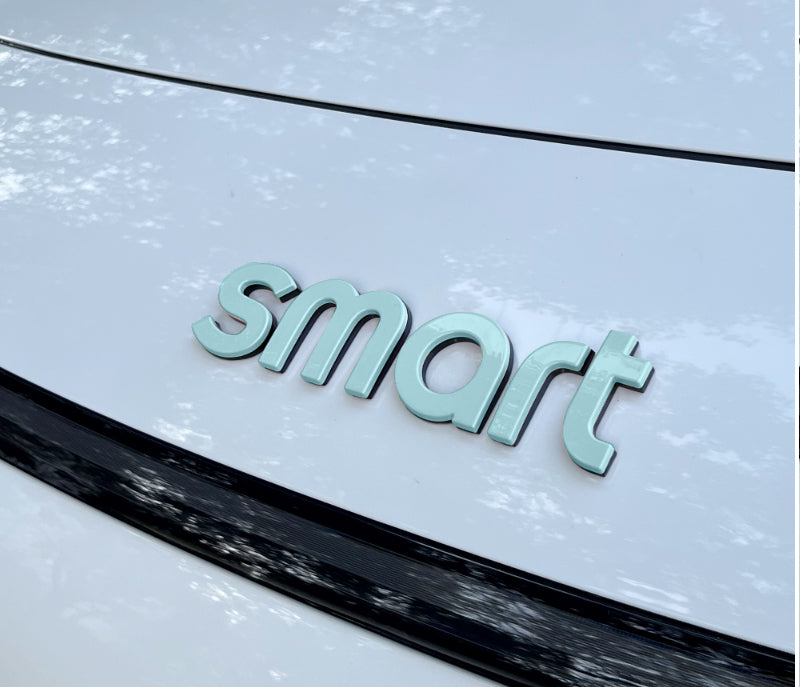 Car hood letter logos and badge stickers For Smart#1 #3