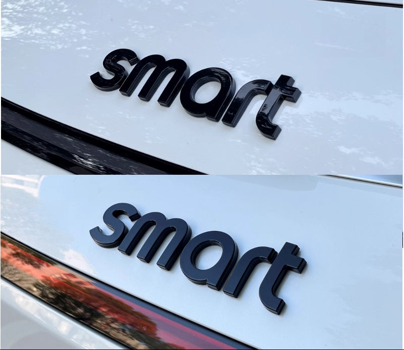 Car hood letter logos and badge stickers For Smart#1 #3
