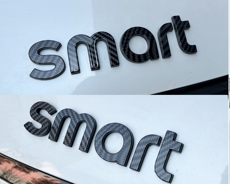 Car hood letter logos and badge stickers For Smart#1 #3
