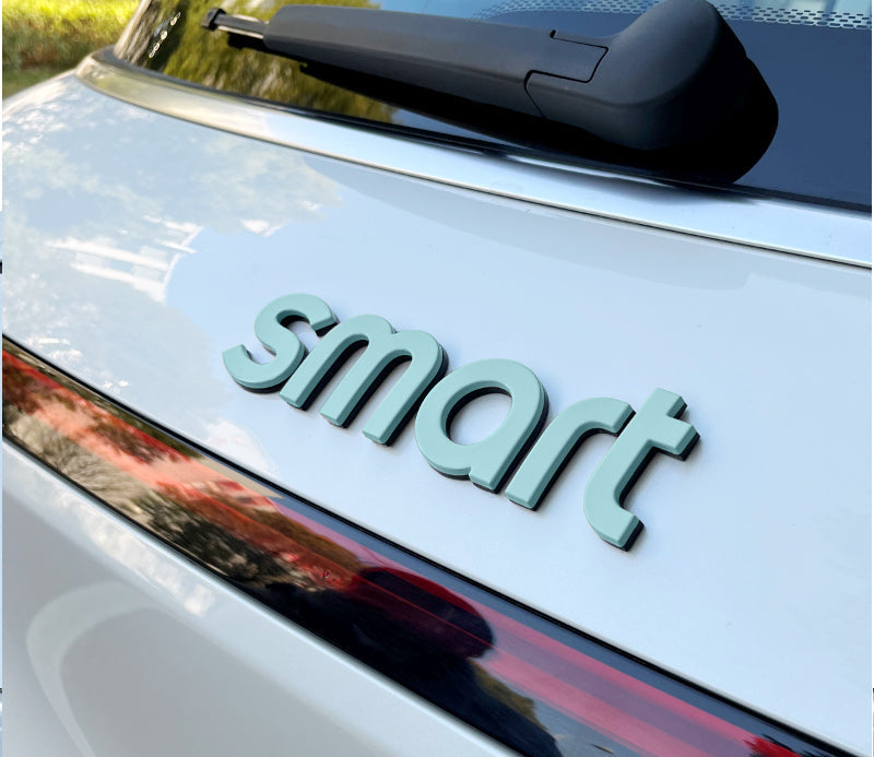 Car hood letter logos and badge stickers For Smart#1 #3