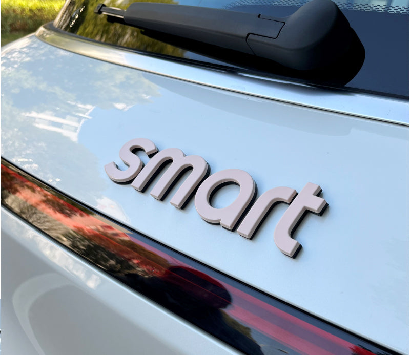 Car hood letter logos and badge stickers For Smart#1 #3