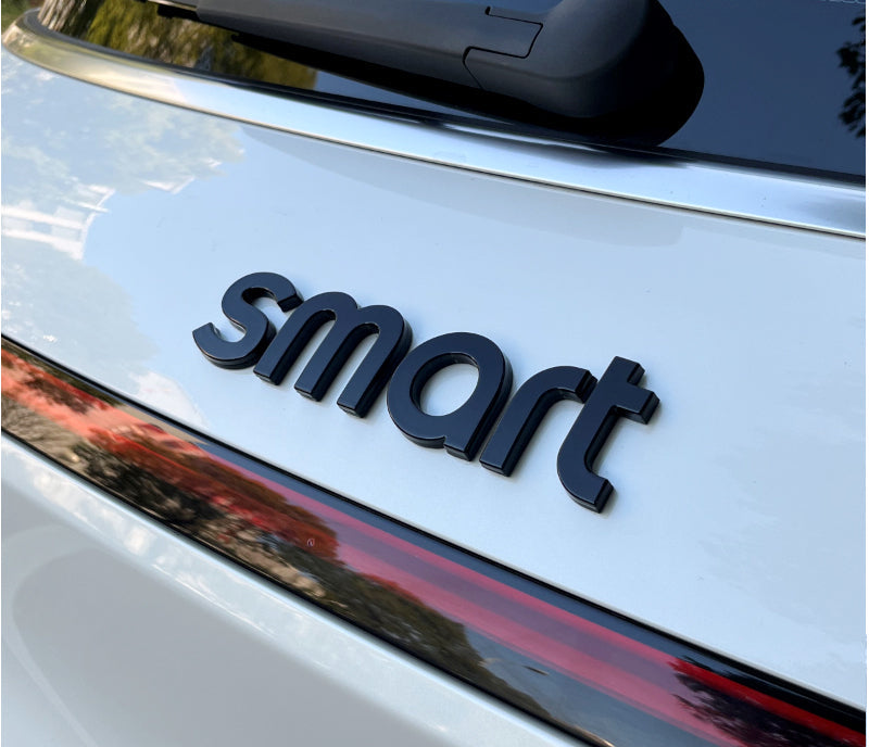 Car hood letter logos and badge stickers For Smart#1 #3