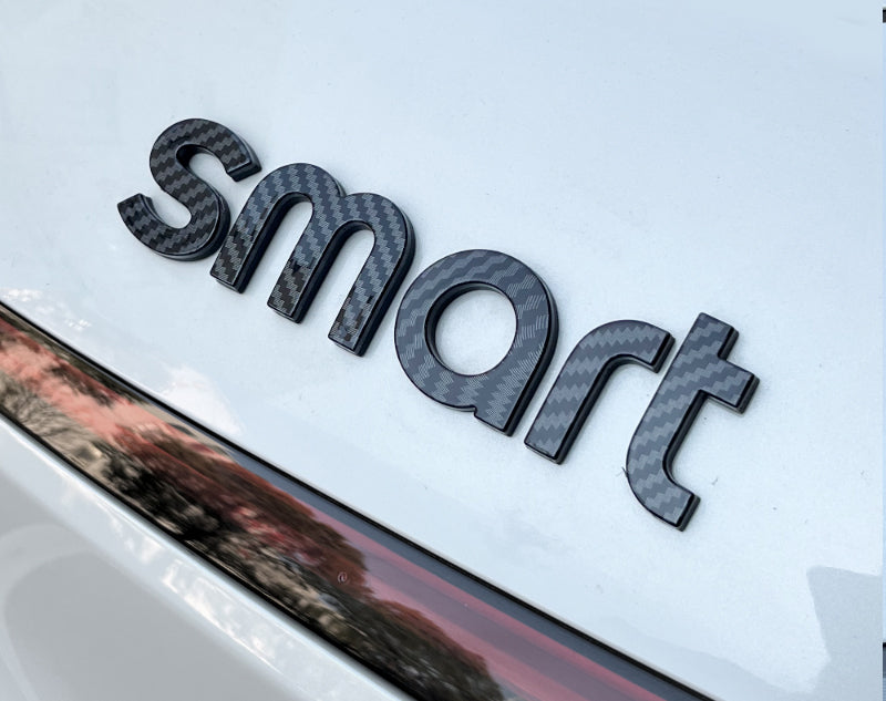 Car hood letter logos and badge stickers For Smart#1 #3