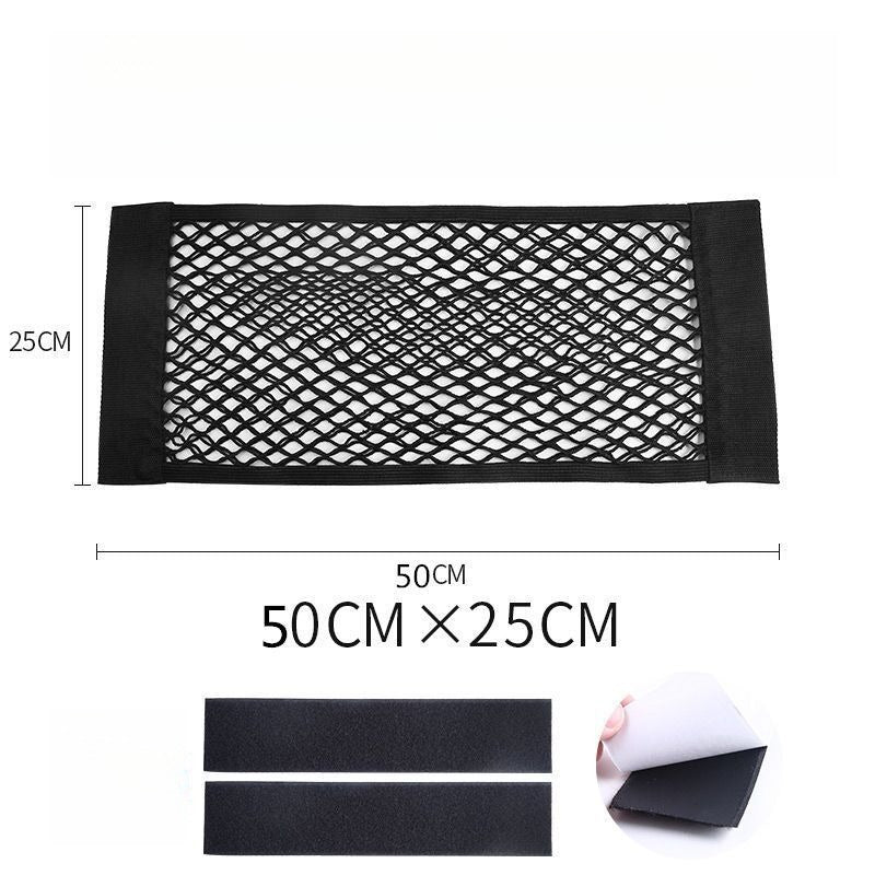 Car Trunk Storage Net Organizer with Velcro.