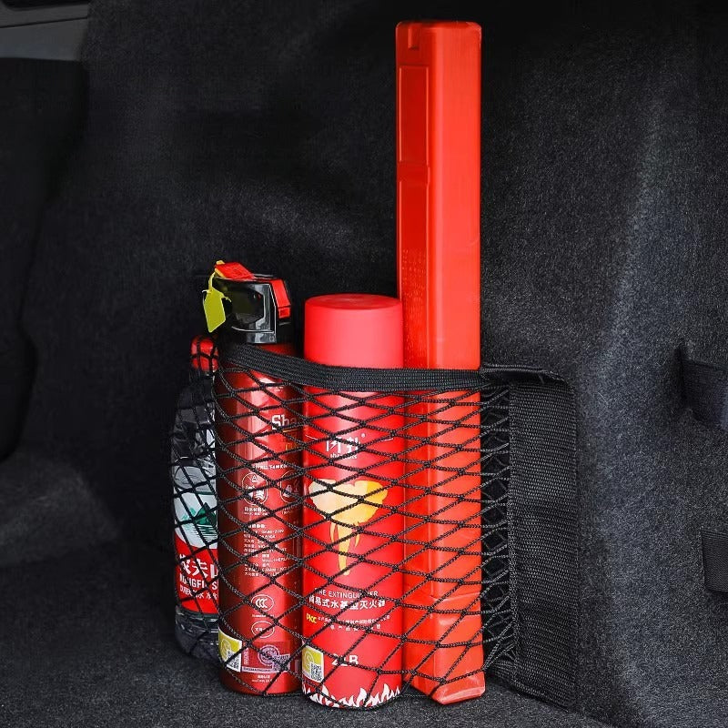 Car Trunk Storage Net Organizer with Velcro.