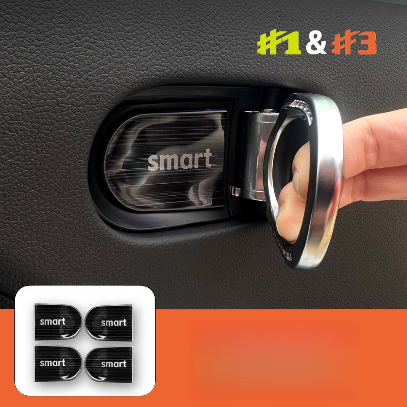 Dashboard Air Vent Cover Stainless Steel Trim For Smart #1 & #3
