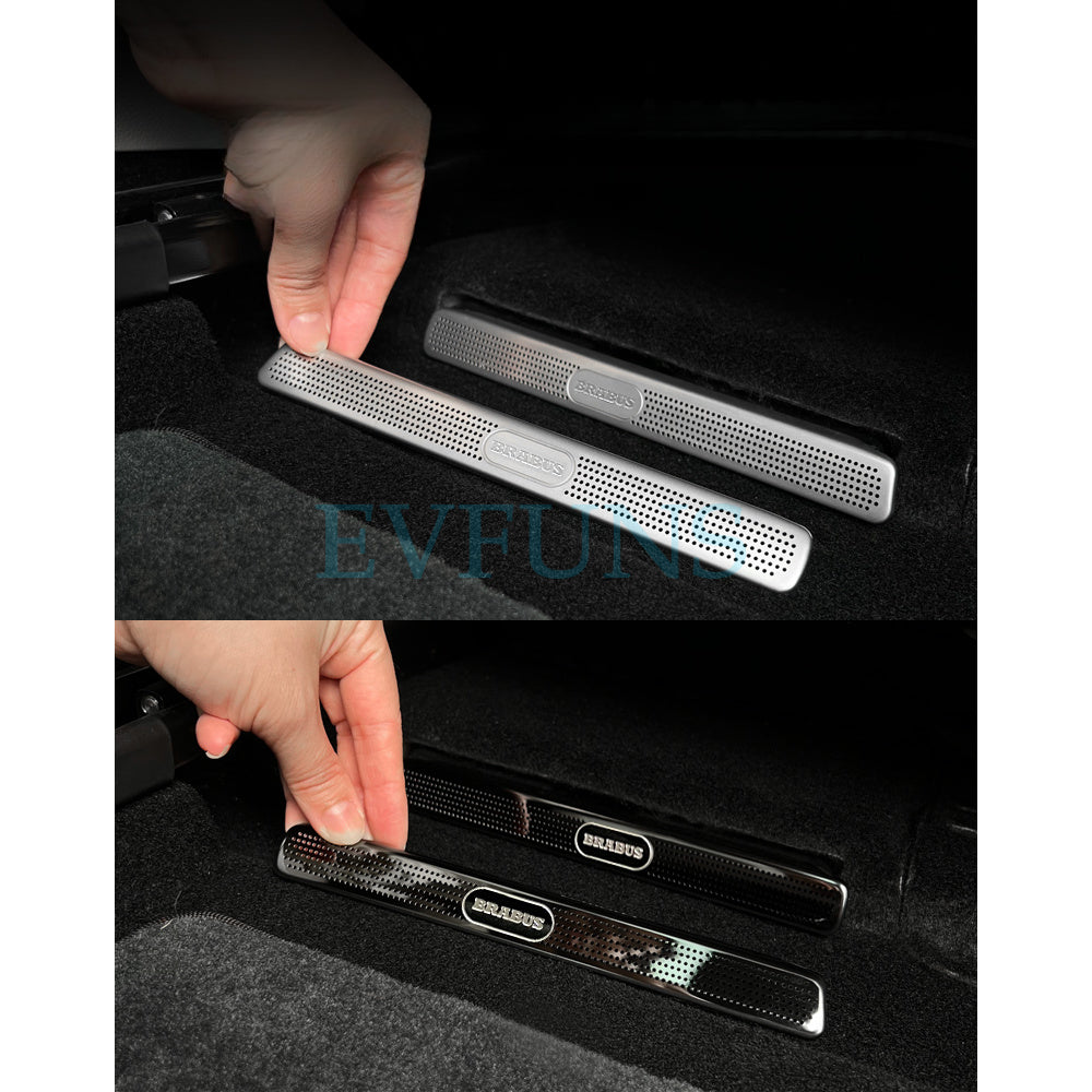 Dashboard Air Vent Cover Stainless Steel Trim For Smart #1 & #3