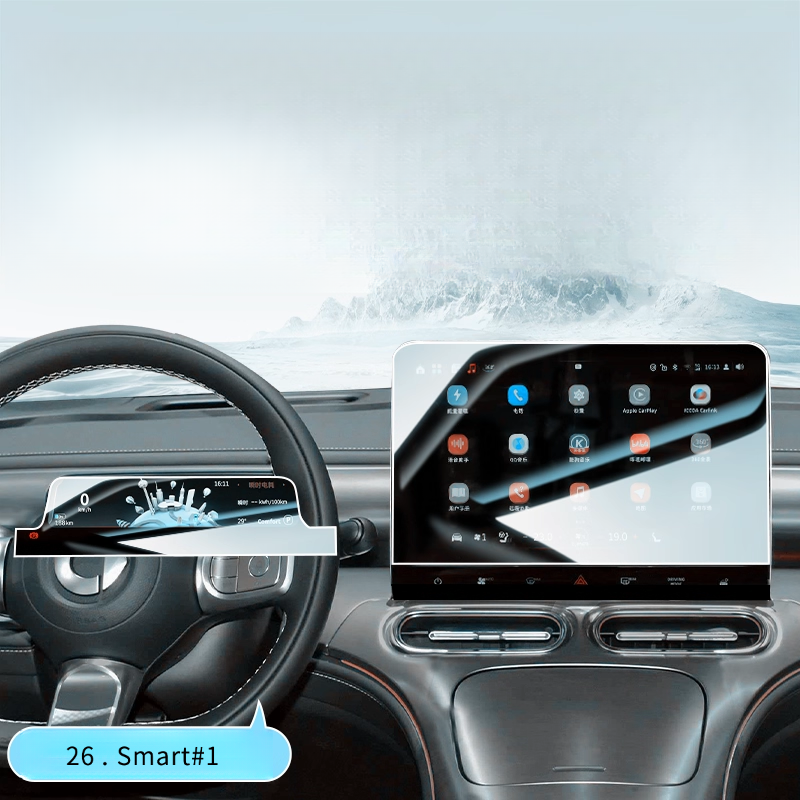empered Glass Screen Protector For Smart #1