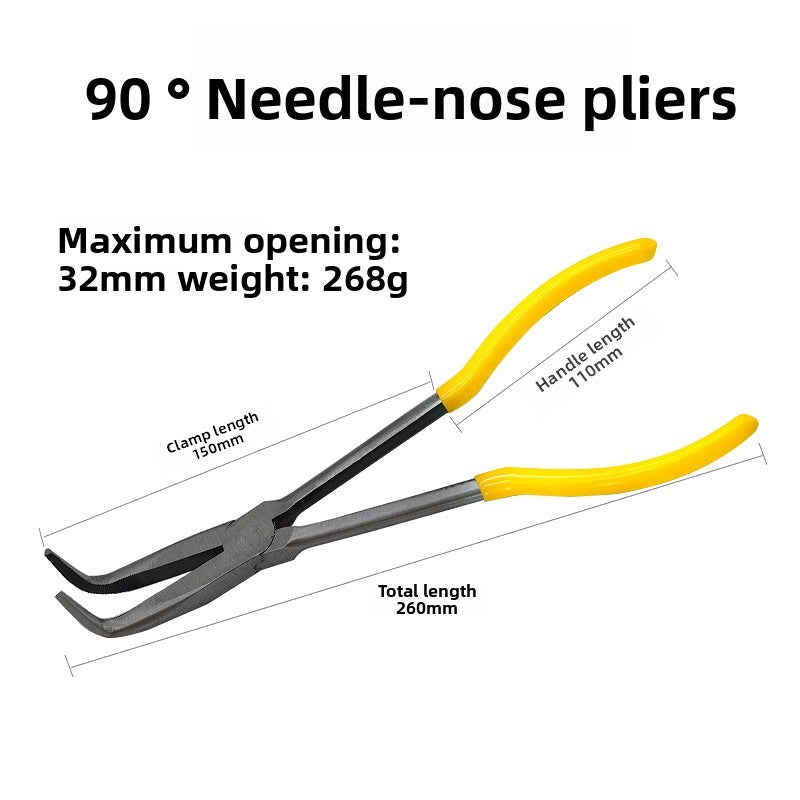 Extra-Long Needle Nose Pliers – 11" & 16" Heavy-Duty Long Handle Design.
