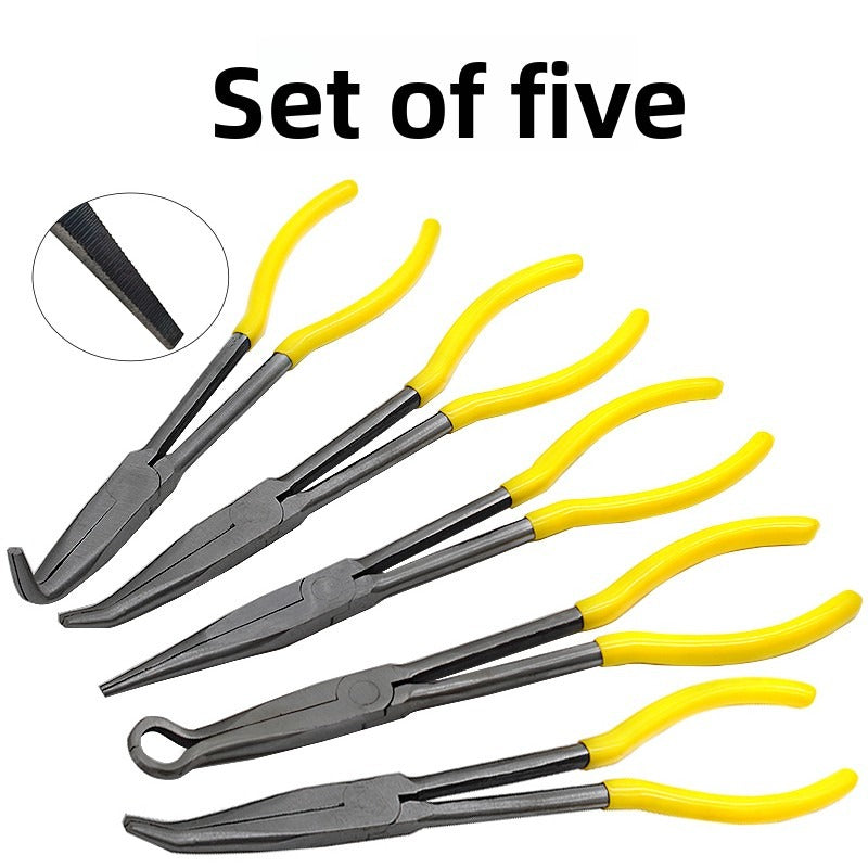 Extra-Long Needle Nose Pliers – 11" & 16" Heavy-Duty Long Handle Design.