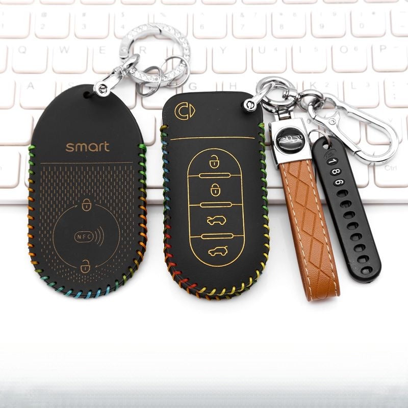 Fashion Genuine Leather Key Case for Smart #5.