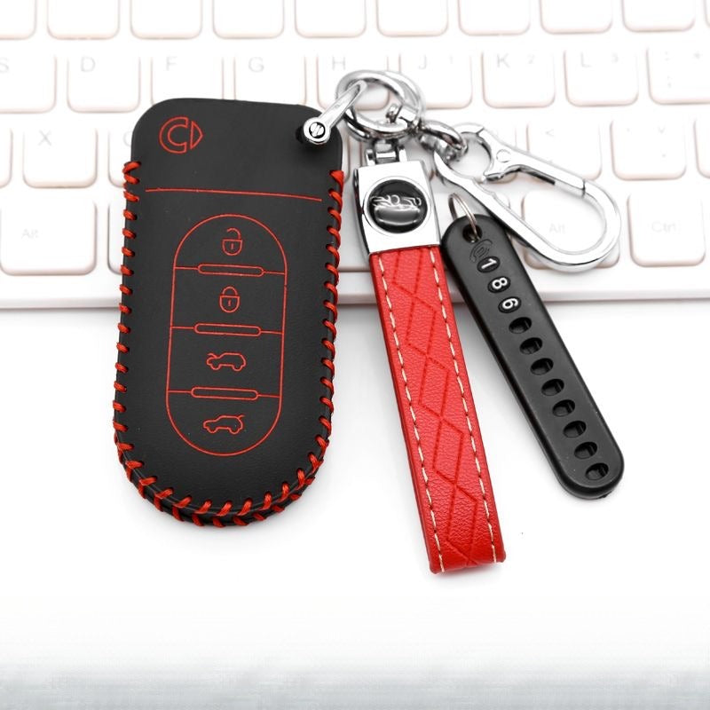 Fashion Genuine Leather Key Case for Smart #5.
