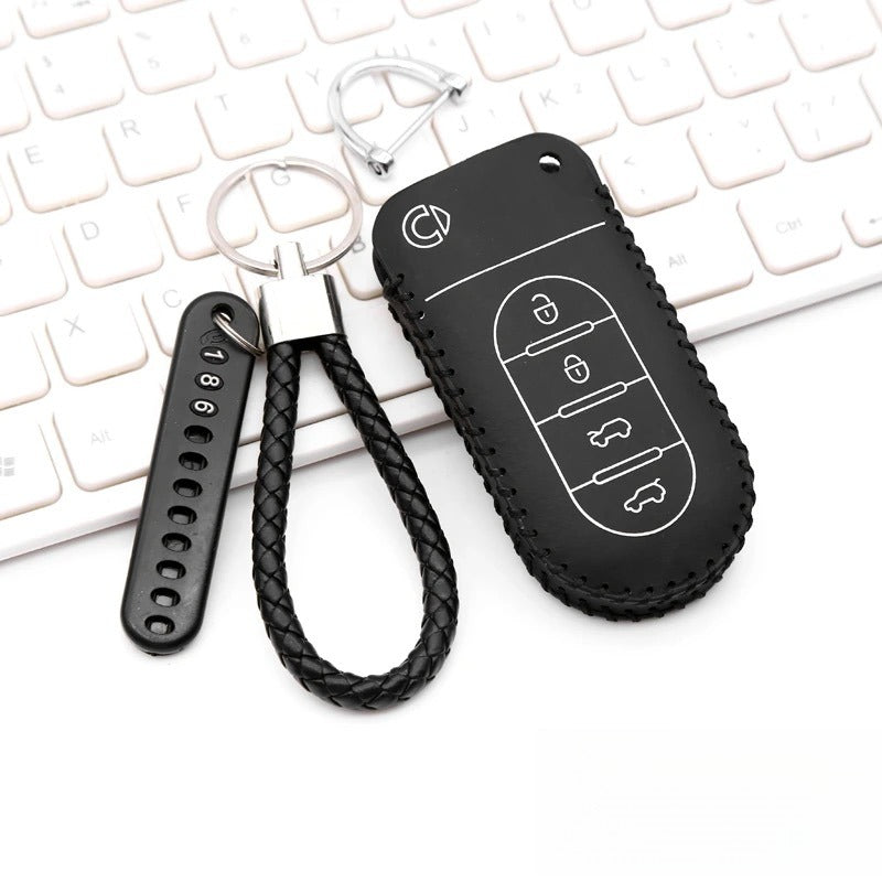 Fashion Genuine Leather Key Case for Smart #5.