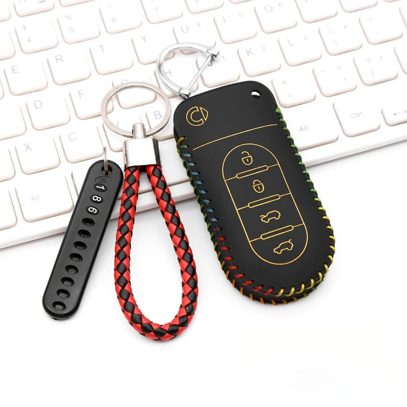 Fashion Genuine Leather Key Case for Smart #5.