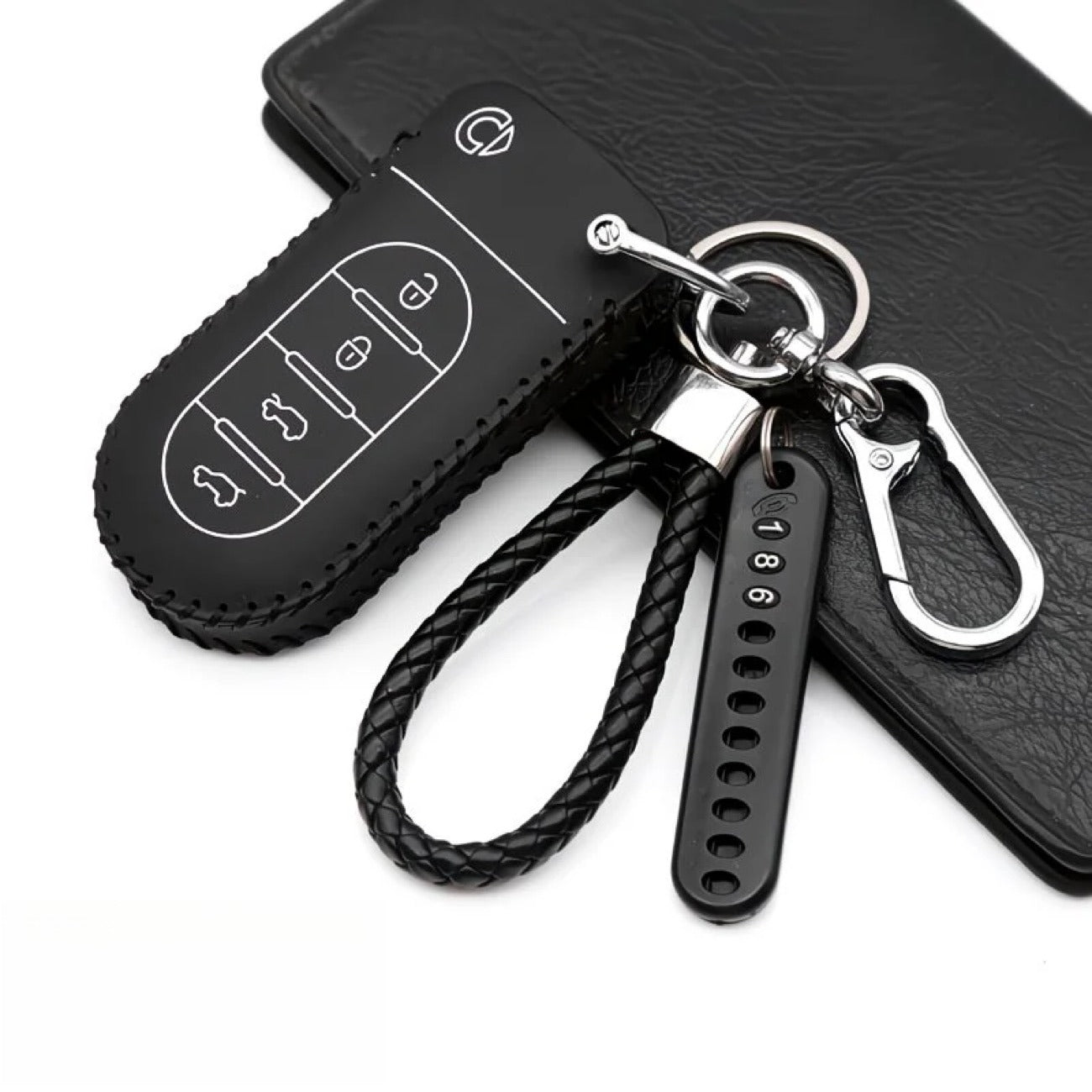 Fashion Genuine Leather Key Case for Smart #5.