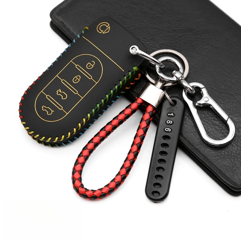 Fashion Genuine Leather Key Case for Smart #5.