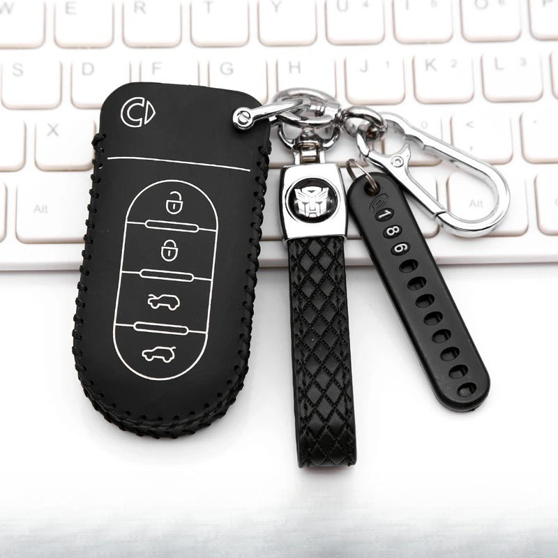 Fashion Genuine Leather Key Case for Smart #5.