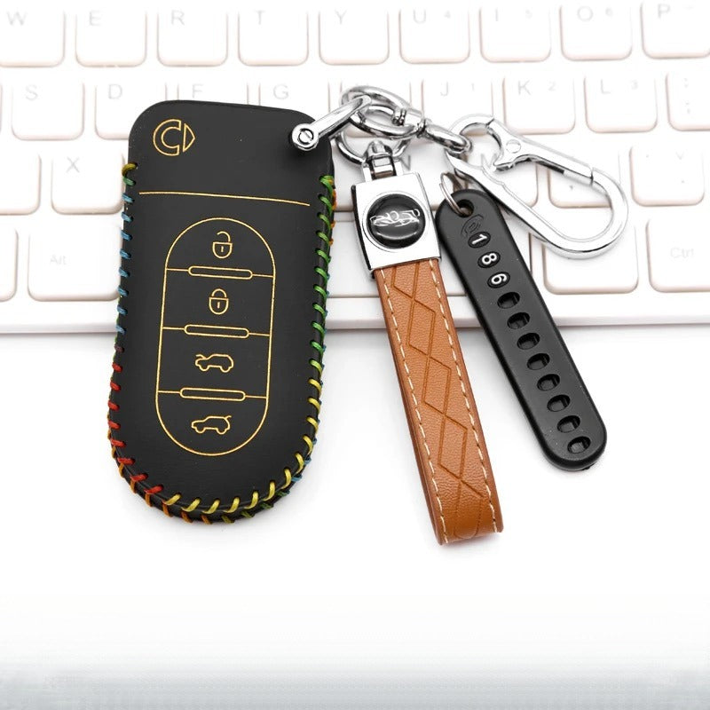 Fashion Genuine Leather Key Case for Smart #5.