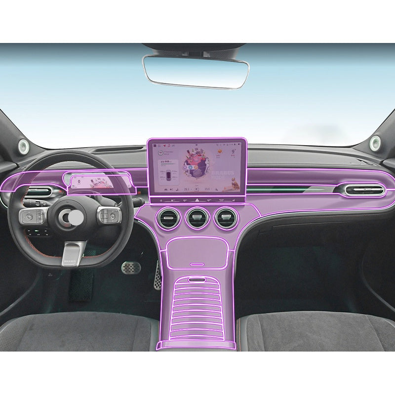 Gear Panel TPU Protective Film Interior Upgrade For Smart # 3