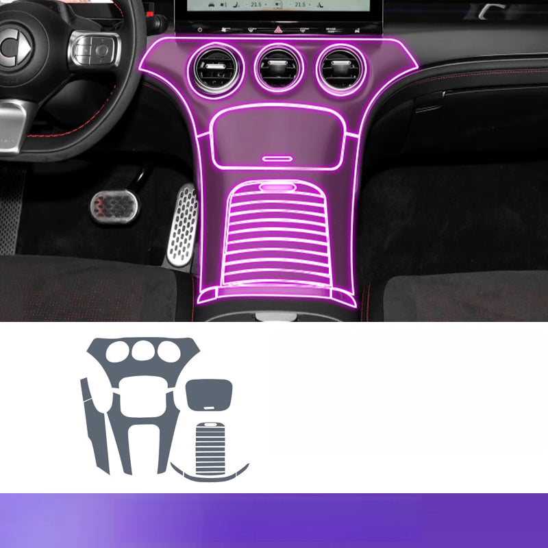 Gear Panel TPU Protective Film Interior Upgrade For Smart # 3