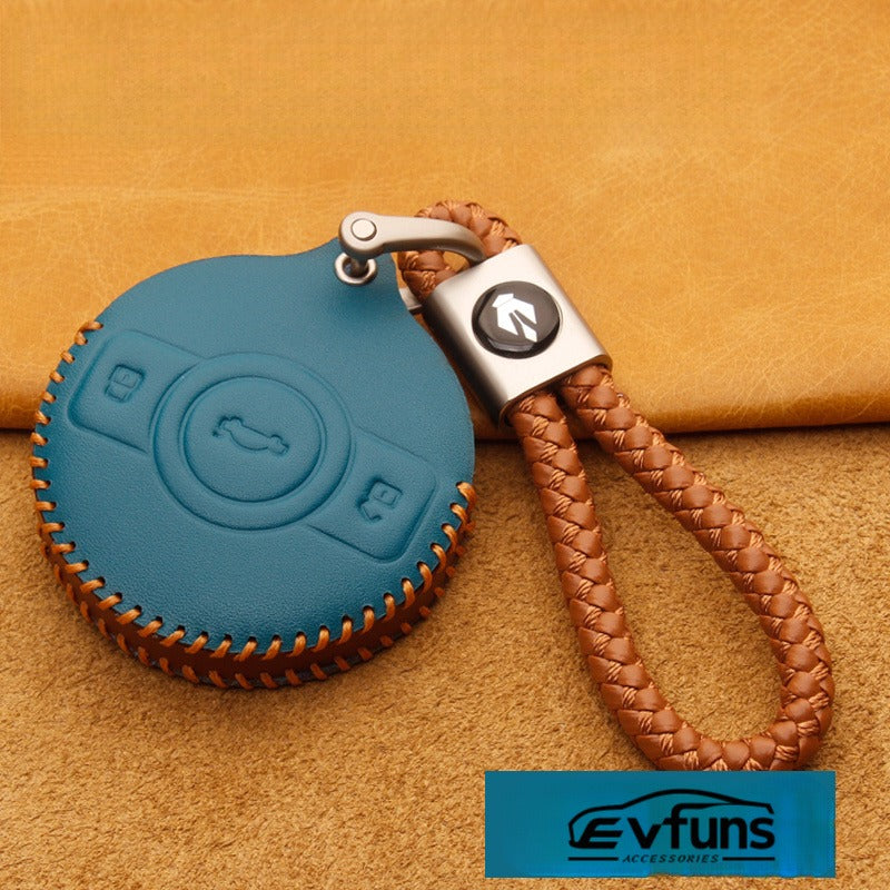 Genuine Leather Key Case for Smart #1 / Smart #3.