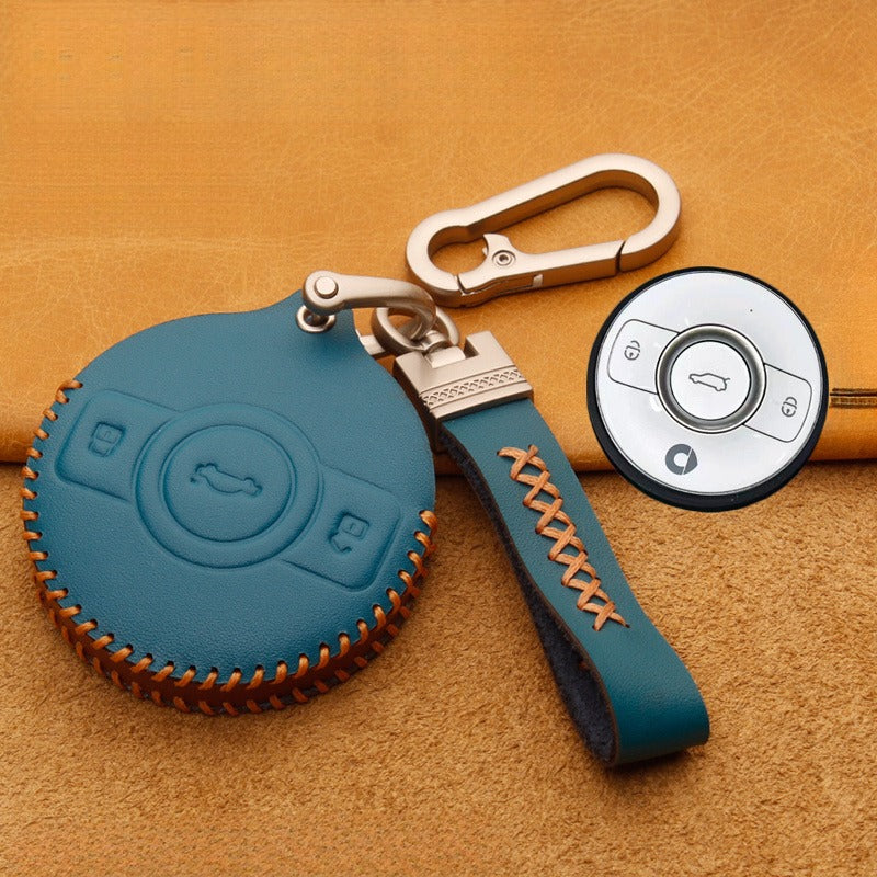 Genuine Leather Key Case for Smart #1 / Smart #3.
