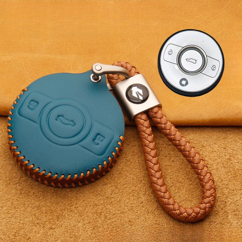 Genuine Leather Key Case for Smart #1 / Smart #3.